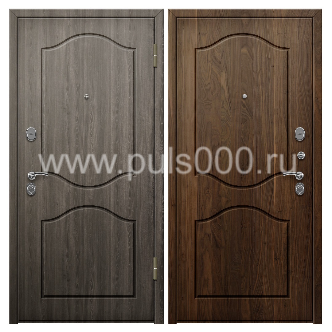 Металлическая уличная дверь с в коттедж MDF-230